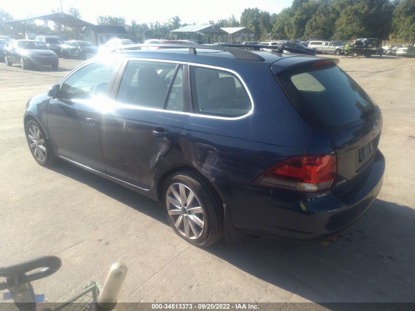 2013 VOLKSWAGEN JETTA SPORTWAGEN 2.0L TDI 3VWML7AJ8DM692534