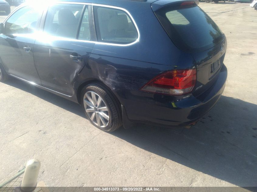 2013 VOLKSWAGEN JETTA SPORTWAGEN 2.0L TDI 3VWML7AJ8DM692534