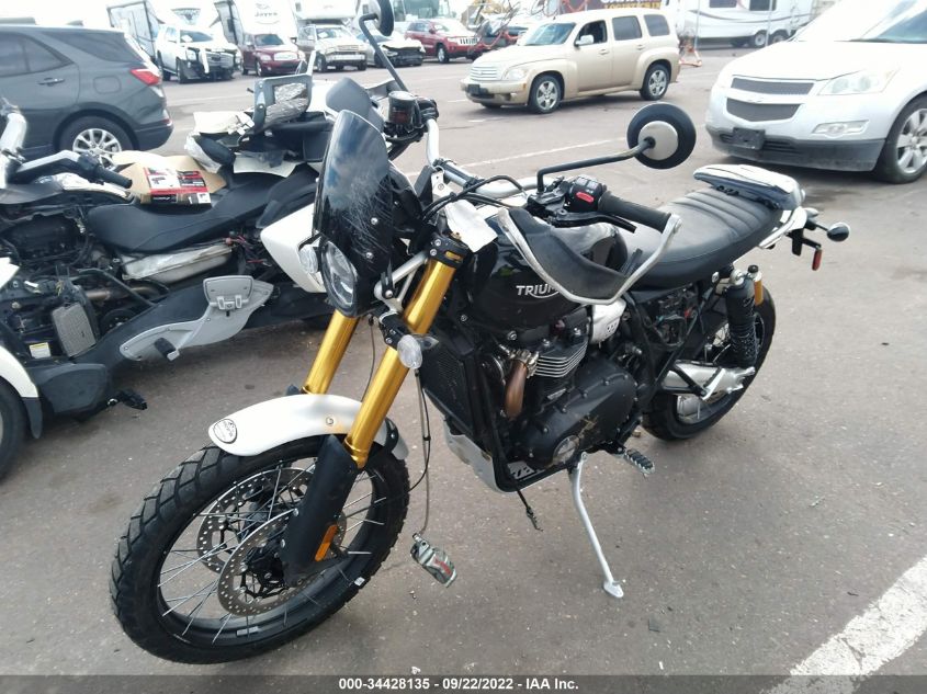 2022 TRIUMPH MOTORCYCLE SCRAMBLER 1200 XE SMTD51HG0NTAH4759