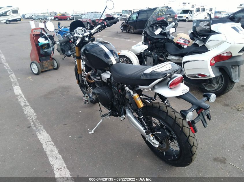 2022 TRIUMPH MOTORCYCLE SCRAMBLER 1200 XE SMTD51HG0NTAH4759