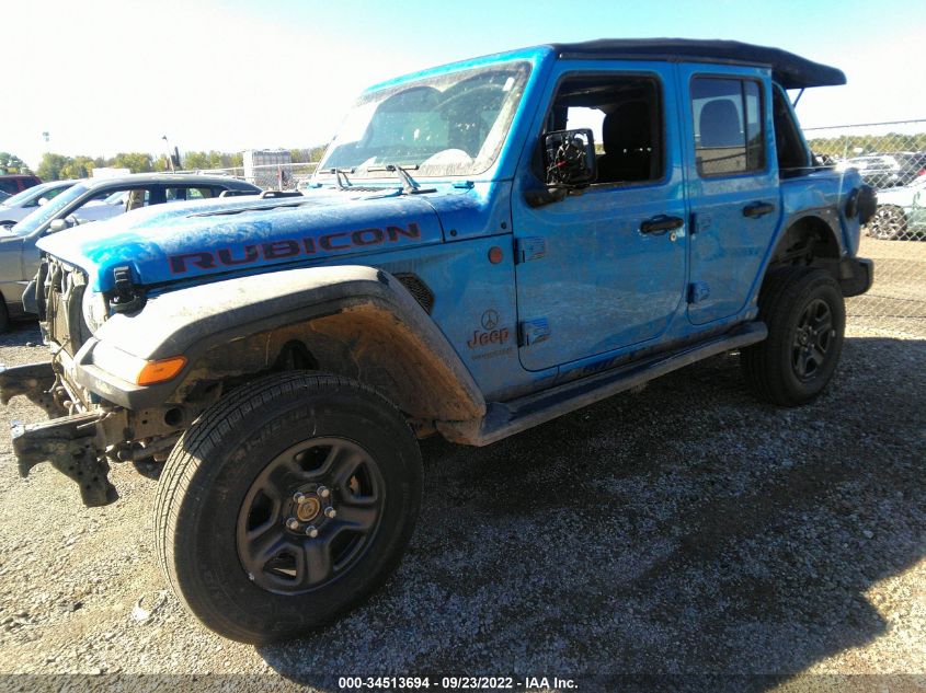 2022 JEEP WRANGLER UNLIMITED RUBICON 1C4JJXFG8NW103427