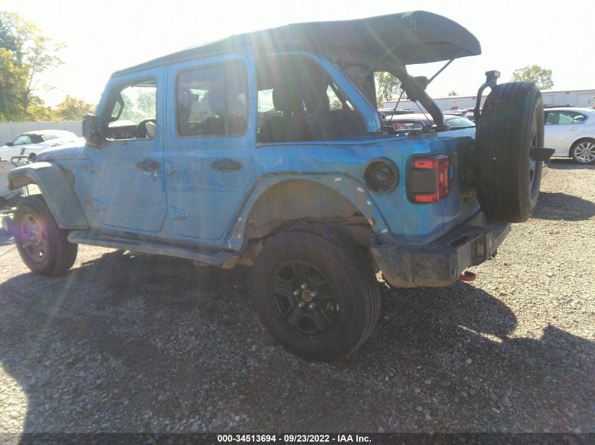 2022 JEEP WRANGLER UNLIMITED RUBICON 1C4JJXFG8NW103427