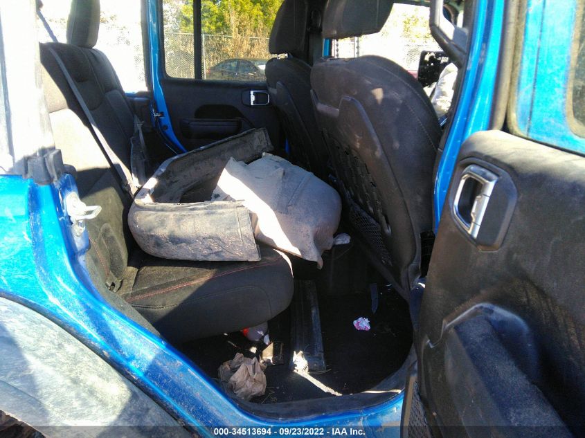 2022 JEEP WRANGLER UNLIMITED RUBICON 1C4JJXFG8NW103427