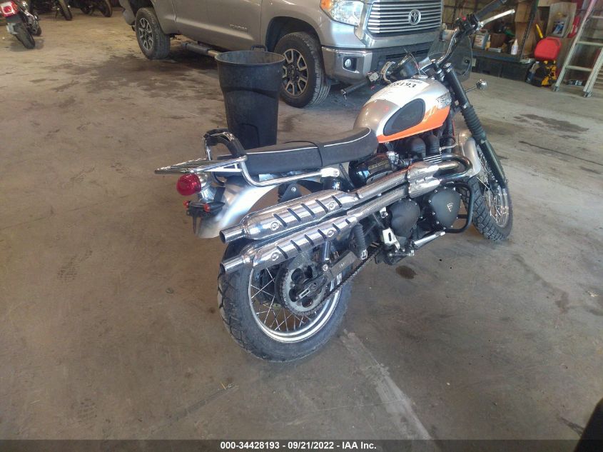 2008 TRIUMPH MOTORCYCLE SCRAMBLER SMT925RN08T335980
