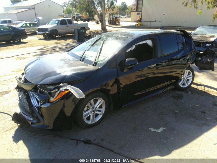 2019 TOYOTA COROLLA HATCHBACK SE/XSE JTNK4RBE0K3026797
