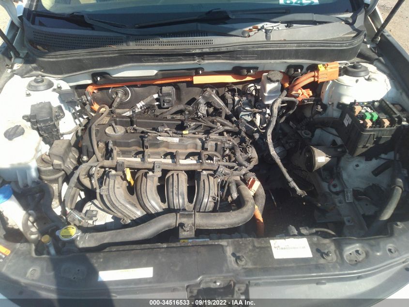2013 HYUNDAI SONATA HYBRID LIMITED KMHEC4A43DA072716