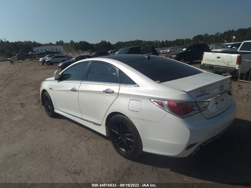 2013 HYUNDAI SONATA HYBRID LIMITED KMHEC4A43DA072716