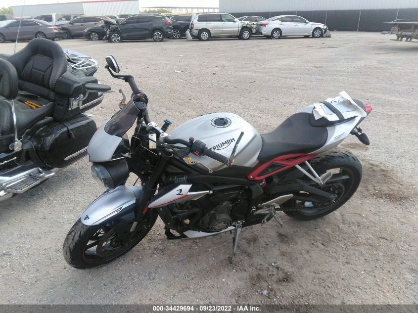 2019 TRIUMPH MOTORCYCLE STREET TRIPLE R SMTA434D6KT914960