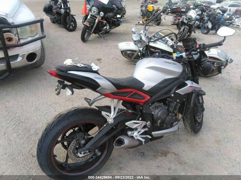 2019 TRIUMPH MOTORCYCLE STREET TRIPLE R SMTA434D6KT914960
