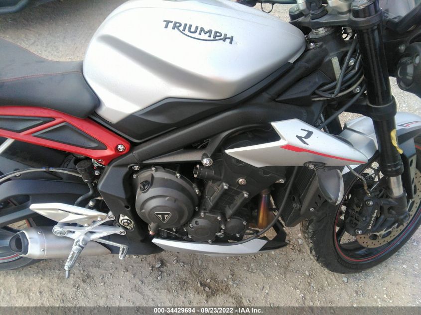2019 TRIUMPH MOTORCYCLE STREET TRIPLE R SMTA434D6KT914960