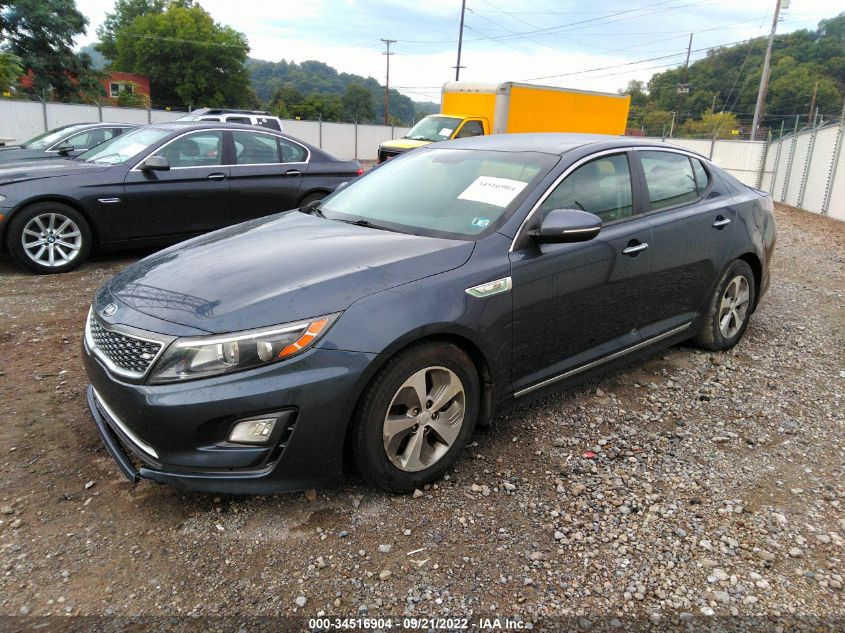 2015 KIA OPTIMA HYBRID KNAGM4AD6F5081672