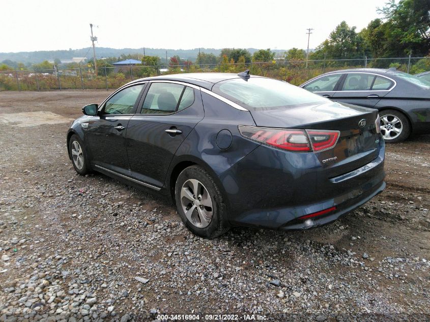 2015 KIA OPTIMA HYBRID KNAGM4AD6F5081672