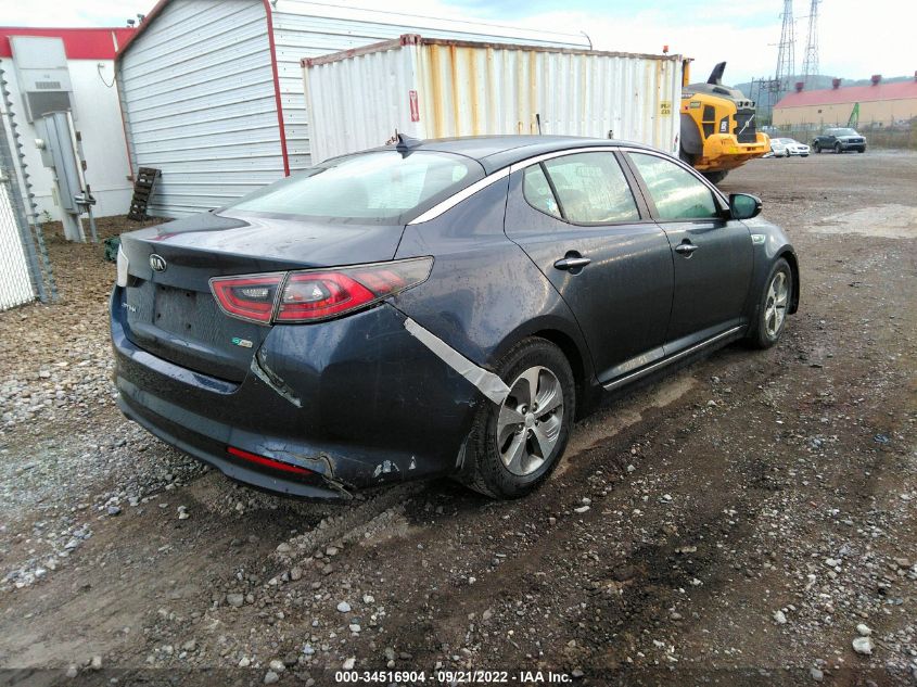 2015 KIA OPTIMA HYBRID KNAGM4AD6F5081672