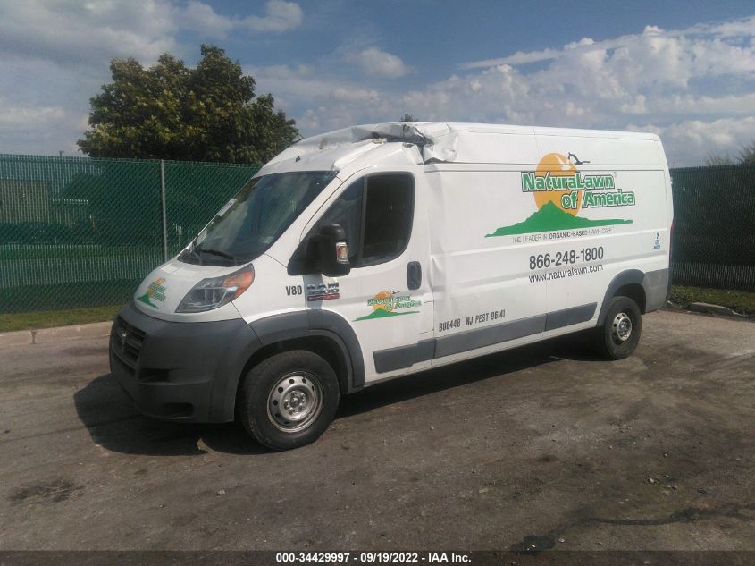 2017 RAM PROMASTER CARGO VAN 3C6URVHG9HE531309