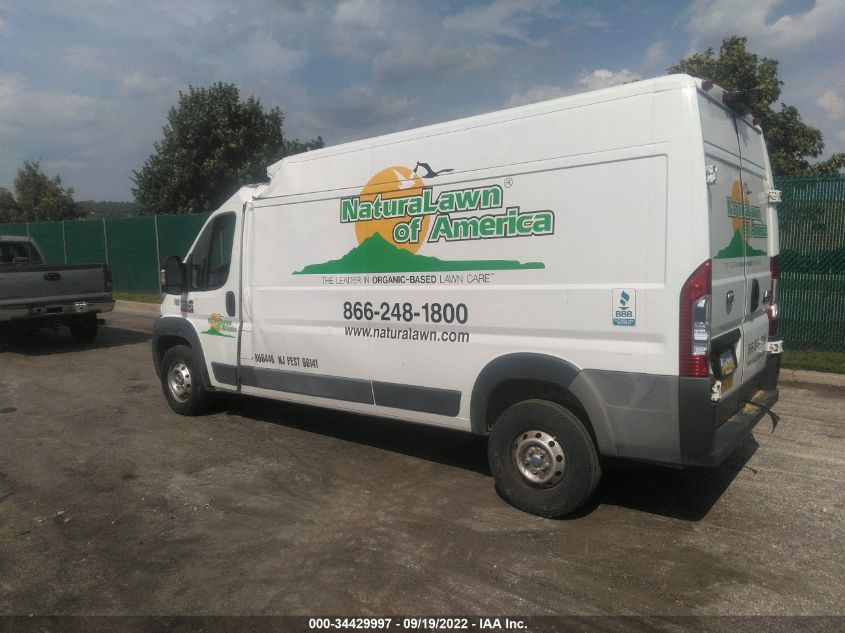 2017 RAM PROMASTER CARGO VAN 3C6URVHG9HE531309