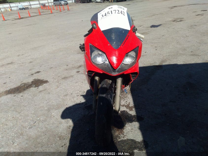 2002 HONDA CBR600 F4 JH2PC350X2M302110