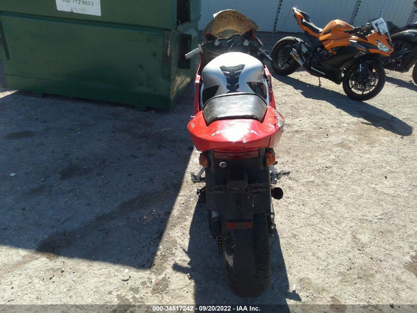 2002 HONDA CBR600 F4 JH2PC350X2M302110
