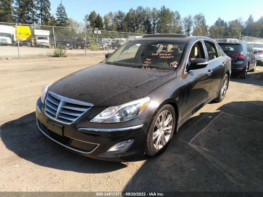 2014 HYUNDAI GENESIS 3.8L KMHGC4DD8EU265514