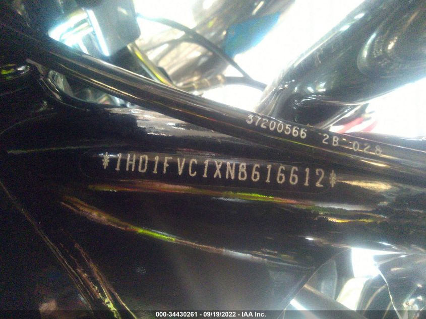 2022 HARLEY-DAVIDSON FLHT 1HD1FVC1XNB616612