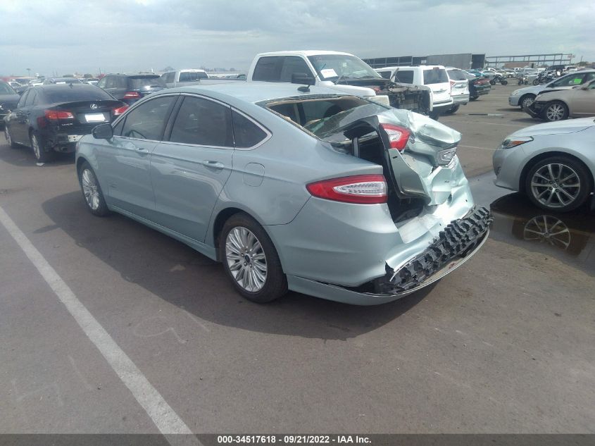 2013 FORD FUSION ENERGI SE LUXURY 3FA6P0PU8DR310231