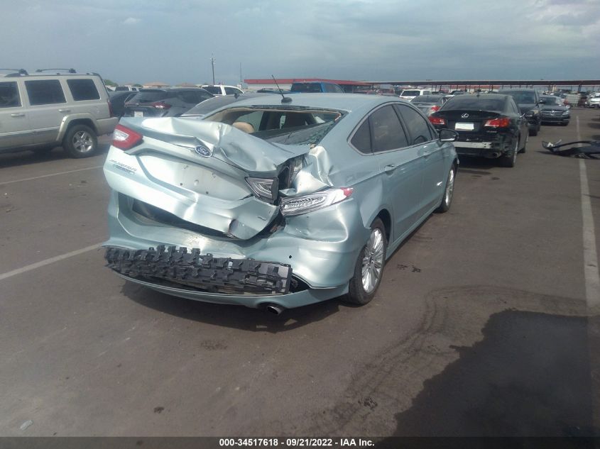 2013 FORD FUSION ENERGI SE LUXURY 3FA6P0PU8DR310231