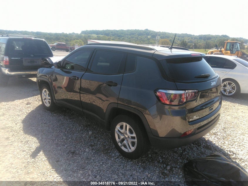 VIN 3C4NJCAB6JT438868 2018 JEEP COMPASS SPORT