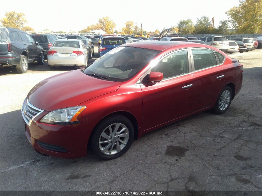 2013 NISSAN SENTRA SV 3N1AB7AP5DL663563