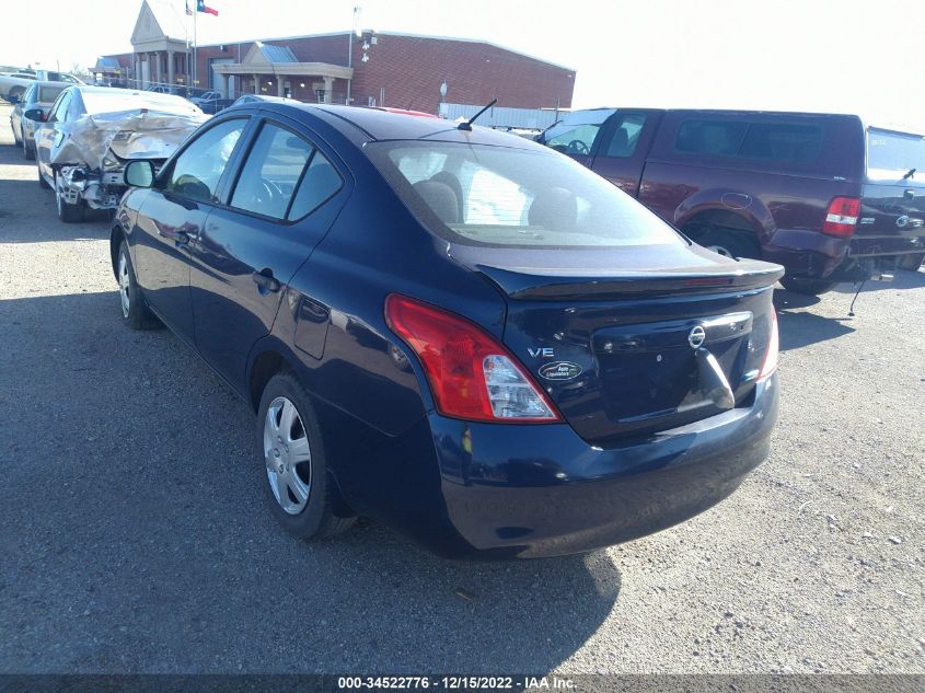 2014 NISSAN VERSA S PLUS 3N1CN7AP5EL841991
