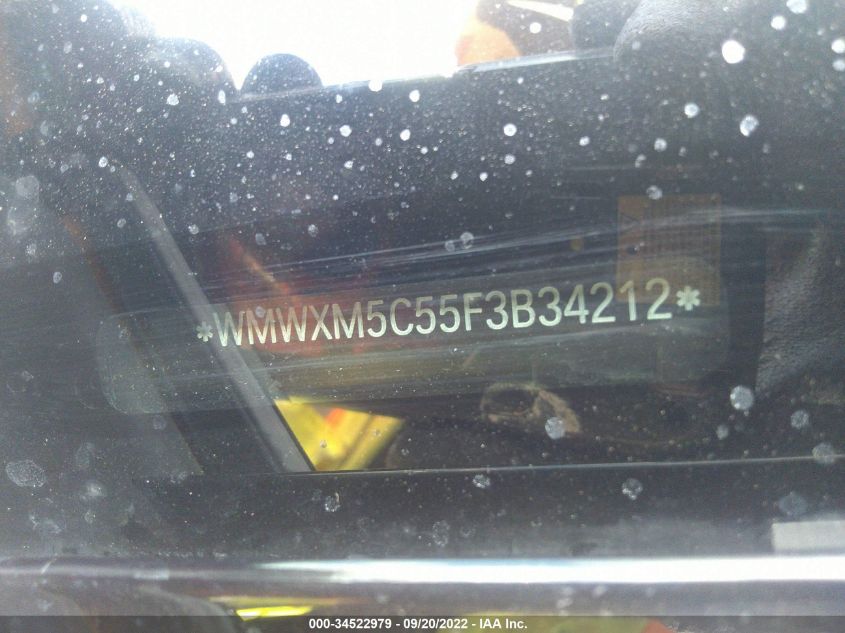 2015 MINI COOPER HARDTOP WMWXM5C55F3B34212