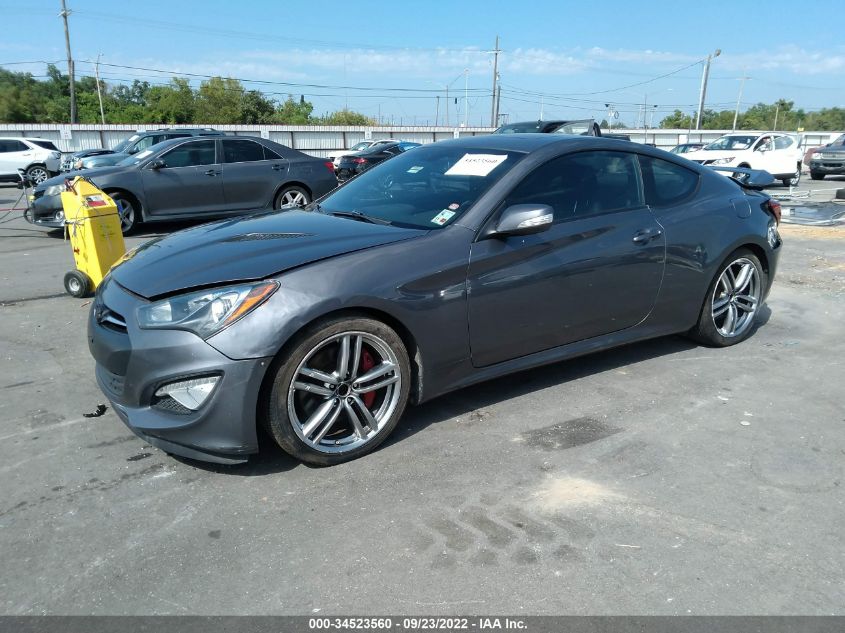 2013 HYUNDAI GENESIS COUPE 3.8 TRACK KMHHU6KJ4DU113279