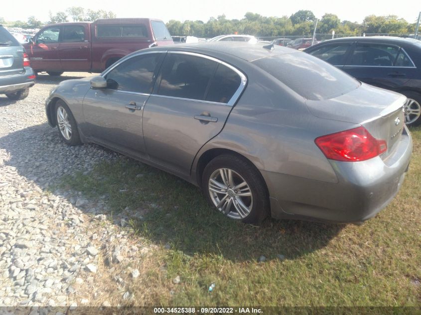 2013 INFINITI G37 SEDAN X JN1CV6AR3DM760584