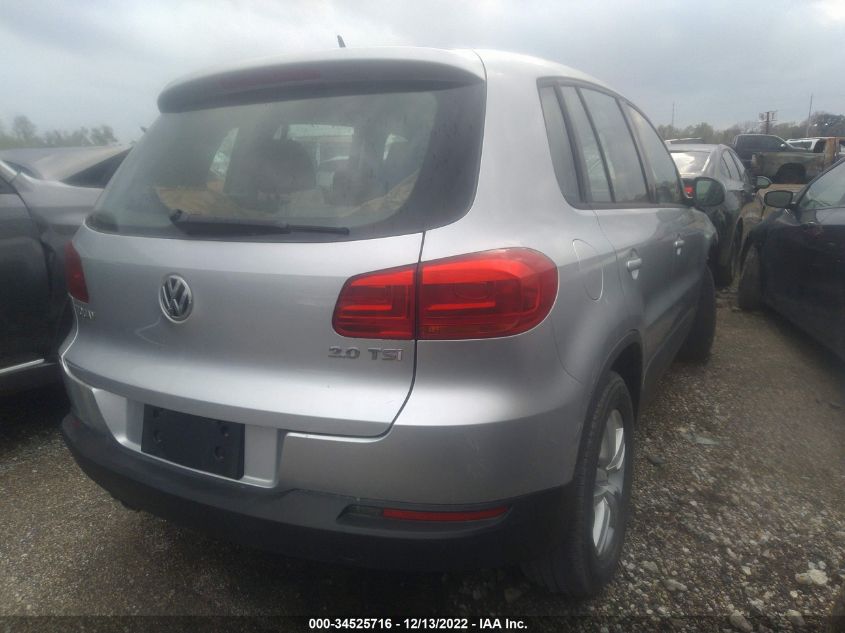 2013 VOLKSWAGEN TIGUAN S WVGAV7AX7DW516915