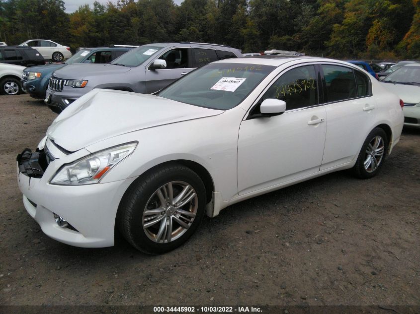2013 INFINITI G37 SEDAN X JN1CV6AR4DM758651