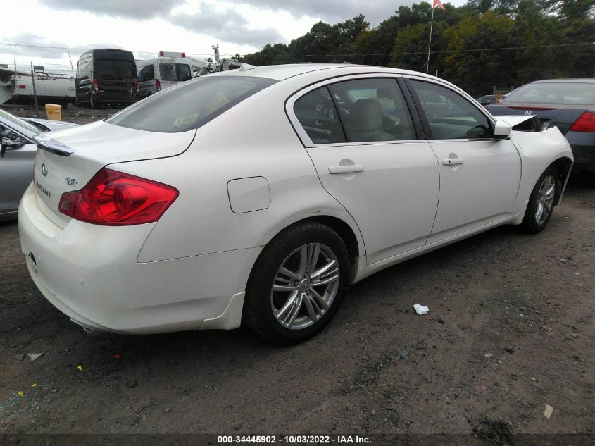 2013 INFINITI G37 SEDAN X JN1CV6AR4DM758651