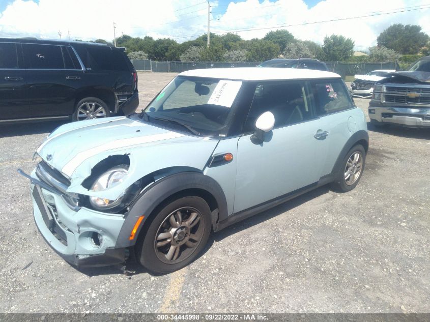 2013 MINI COOPER HARDTOP WMWSU3C54DT688981