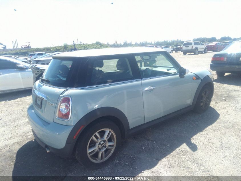 2013 MINI COOPER HARDTOP WMWSU3C54DT688981