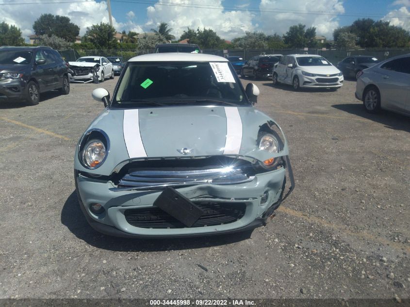 2013 MINI COOPER HARDTOP WMWSU3C54DT688981