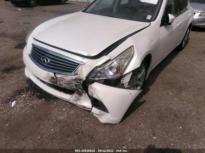 2013 INFINITI G37 SEDAN X JN1CV6AR2DM759460