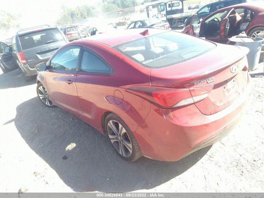 2014 HYUNDAI ELANTRA COUPE KMHDH6AH2EU026872