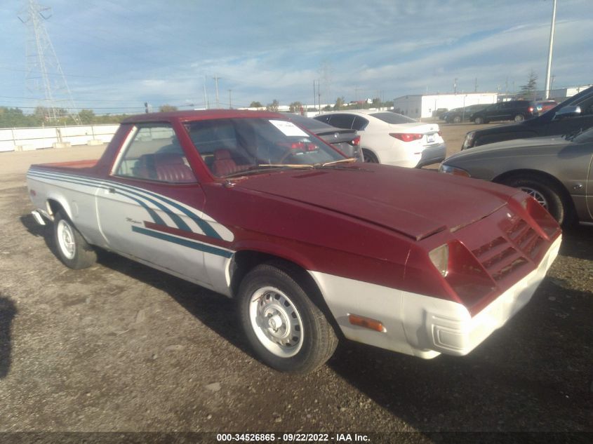 1B7EZ44C4DD118039 Dodge Rampage Photo 1