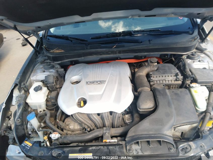 2013 HYUNDAI SONATA HYBRID LIMITED KMHEC4A46DA073312