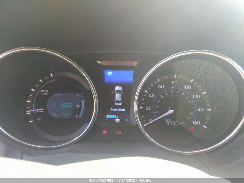 2013 HYUNDAI SONATA HYBRID LIMITED KMHEC4A47DA082777