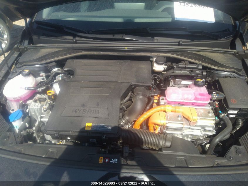 2022 HYUNDAI IONIQ HYBRID SE KMHC75LCXNU269145