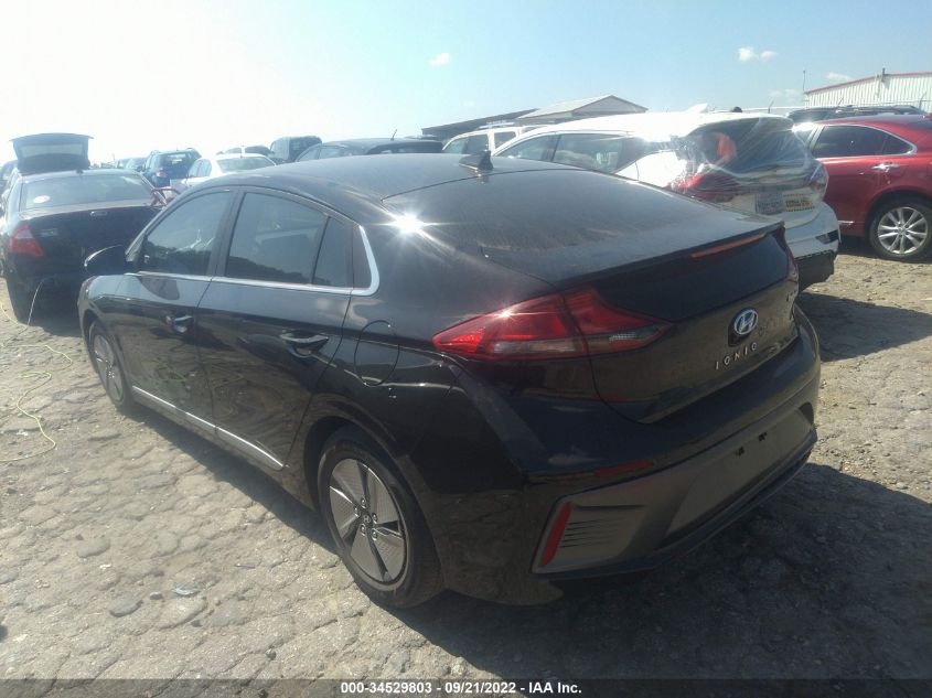 2022 HYUNDAI IONIQ HYBRID SE KMHC75LCXNU269145