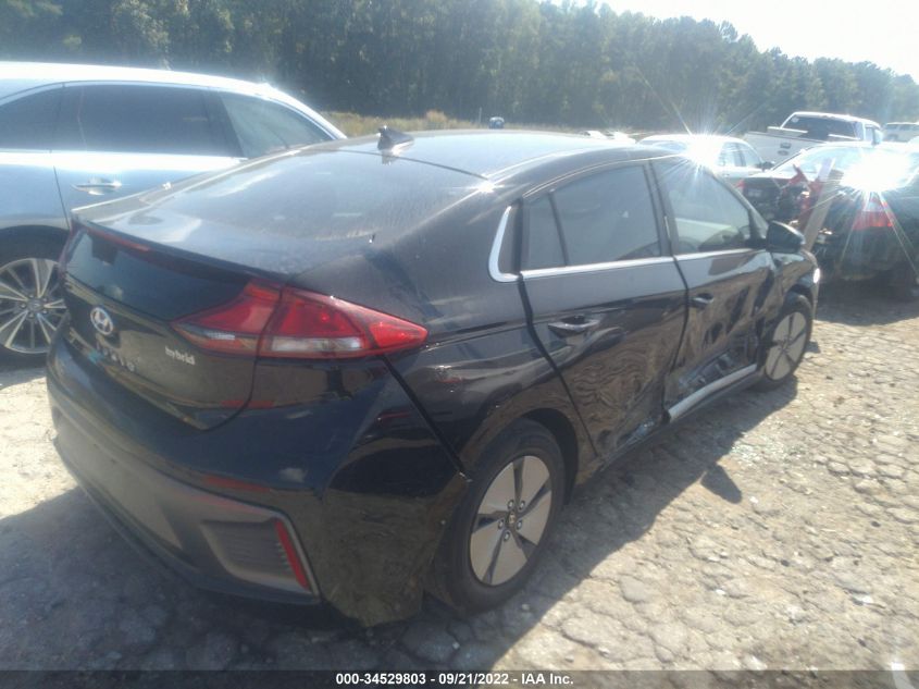 2022 HYUNDAI IONIQ HYBRID SE KMHC75LCXNU269145