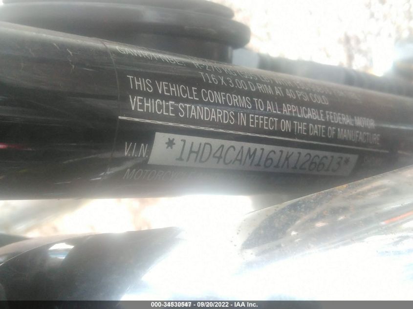 2001 HARLEY-DAVIDSON XL883 1HD4CAM161K126613