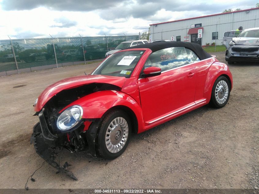 2014 VOLKSWAGEN BEETLE CONVERTIBLE 1.8T 3VW517AT1EM812963