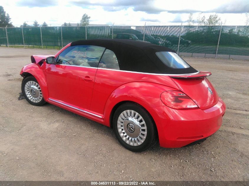 2014 VOLKSWAGEN BEETLE CONVERTIBLE 1.8T 3VW517AT1EM812963