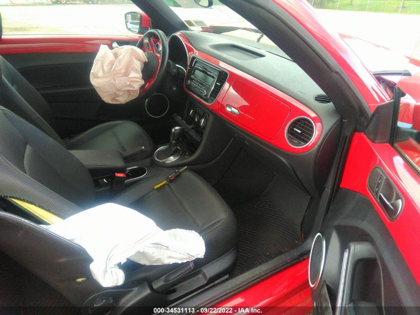 2014 VOLKSWAGEN BEETLE CONVERTIBLE 1.8T 3VW517AT1EM812963