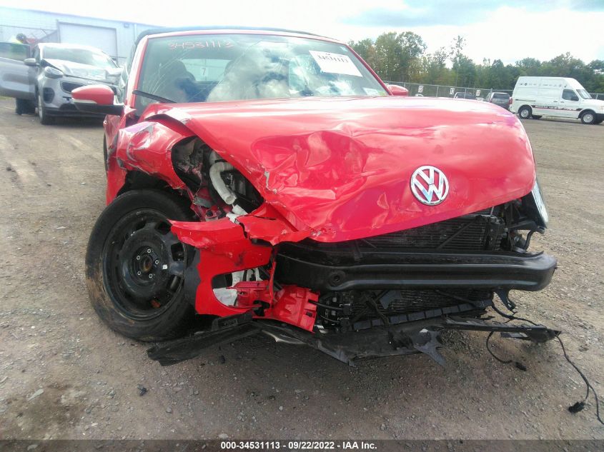 2014 VOLKSWAGEN BEETLE CONVERTIBLE 1.8T 3VW517AT1EM812963
